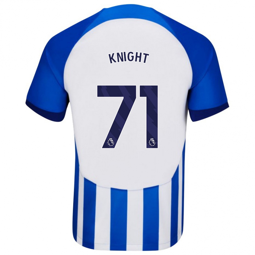 Hombre Camiseta Joe Knight #71 Azul 1ª Equipación 2023/24 La Camisa México