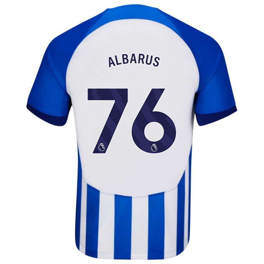 Hombre Camiseta Zane Albarus #76 Azul 1ª Equipación 2023/24 La Camisa México