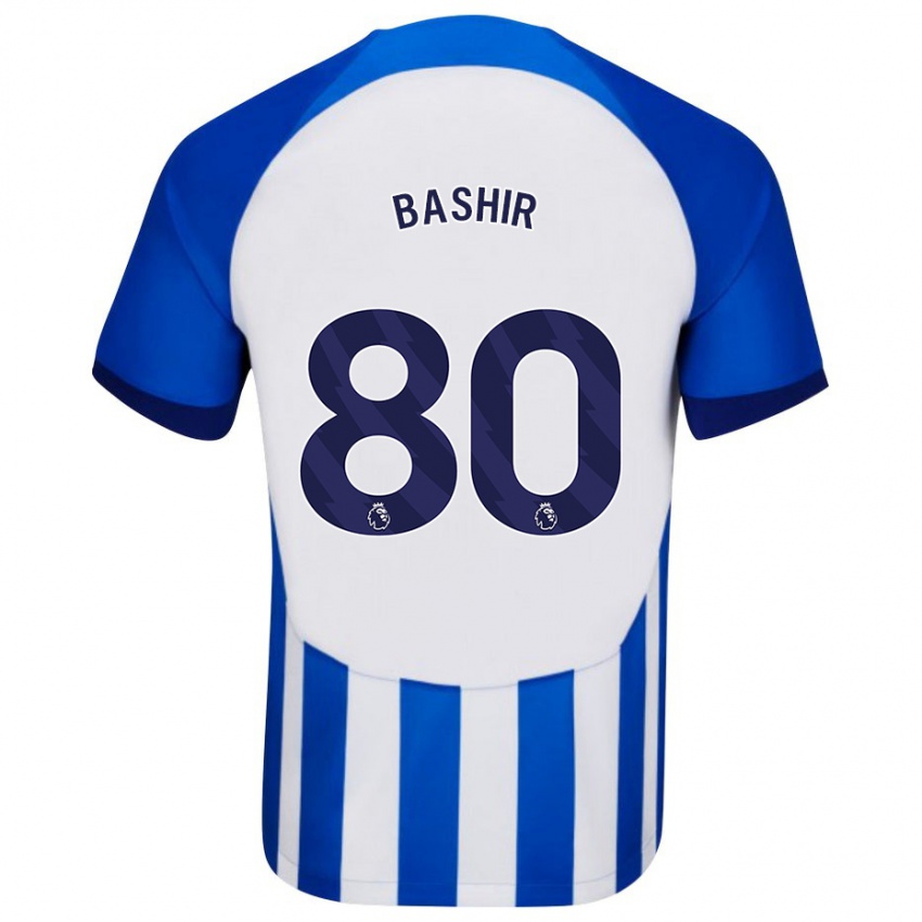 Hombre Camiseta Sahil Bashir #80 Azul 1ª Equipación 2023/24 La Camisa México