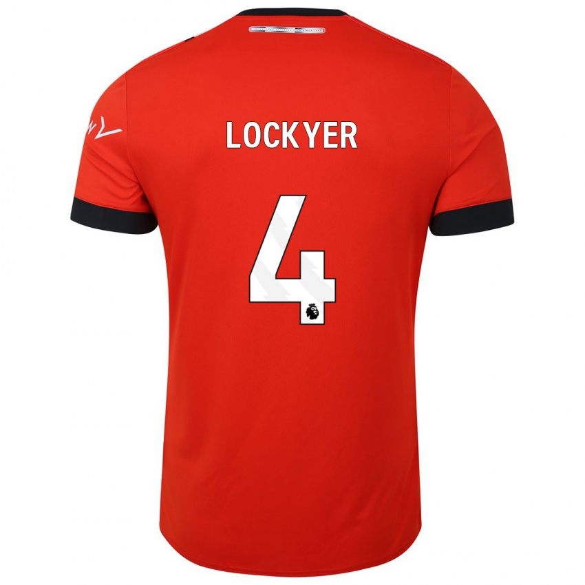 Hombre Camiseta Tom Lockyer #4 Rojo 1ª Equipación 2023/24 La Camisa México