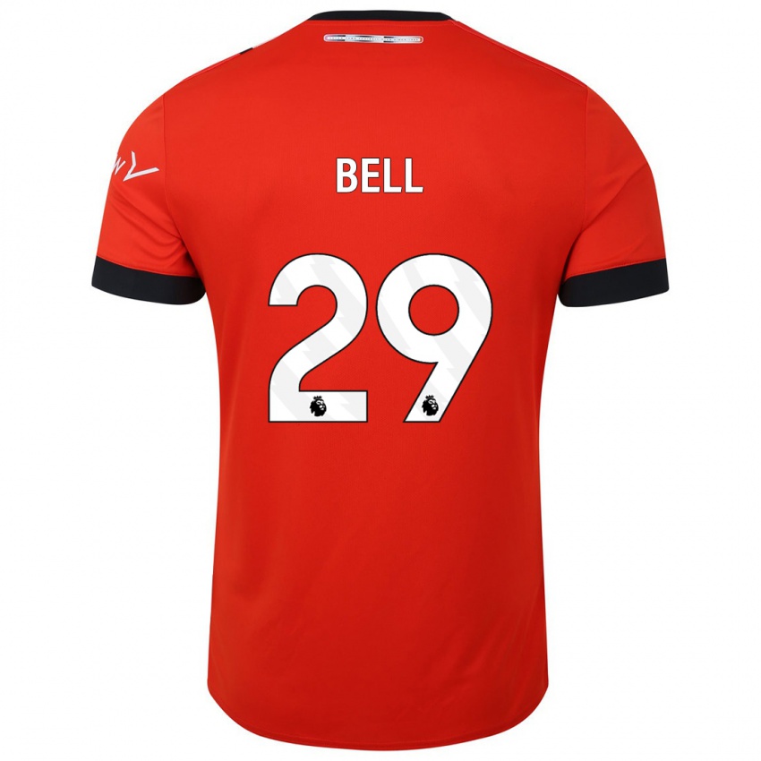 Hombre Camiseta Amari'i Bell #29 Rojo 1ª Equipación 2023/24 La Camisa México