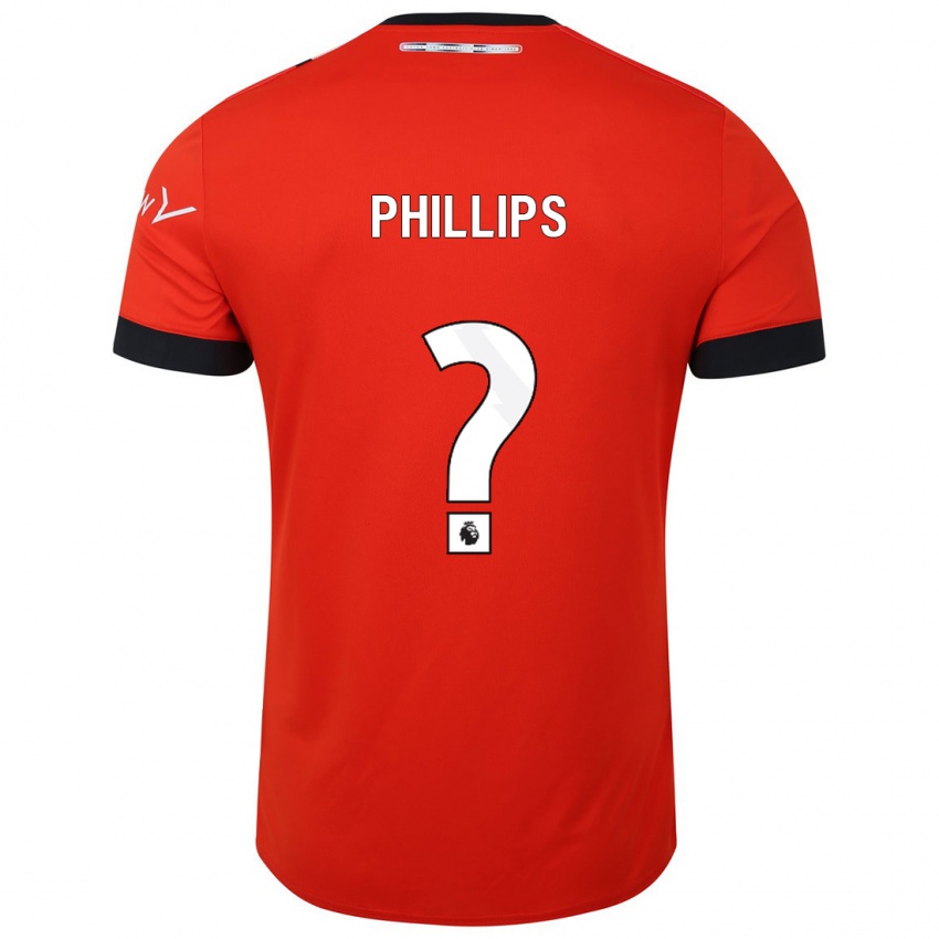 Hombre Camiseta Josh Phillips #0 Rojo 1ª Equipación 2023/24 La Camisa México