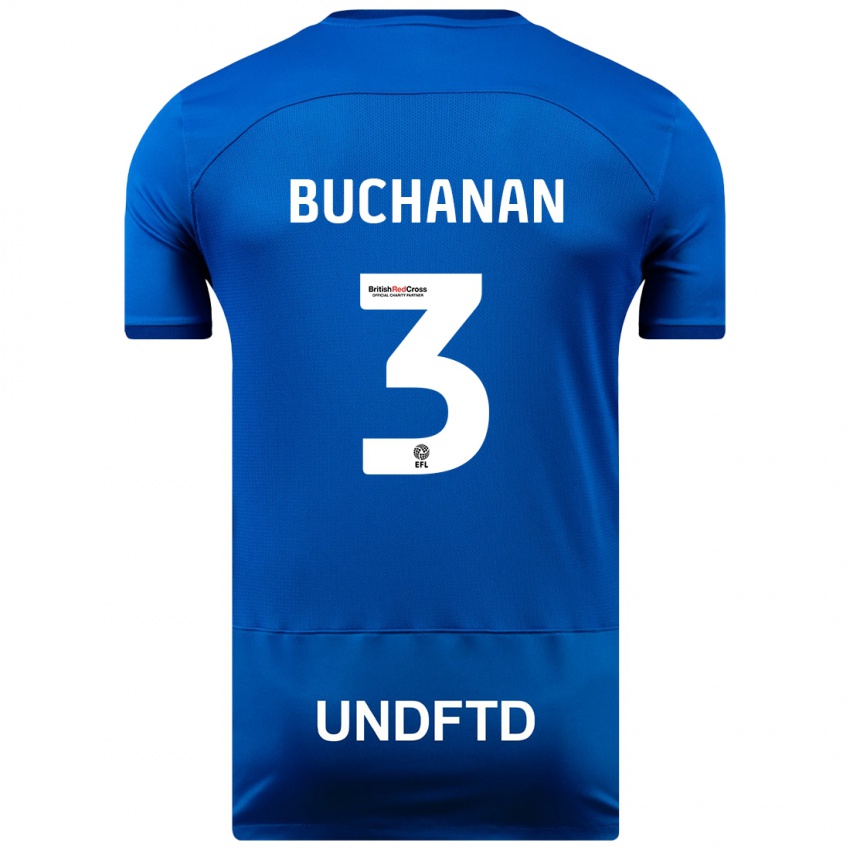 Hombre Camiseta Lee Buchanan #3 Azul 1ª Equipación 2023/24 La Camisa México