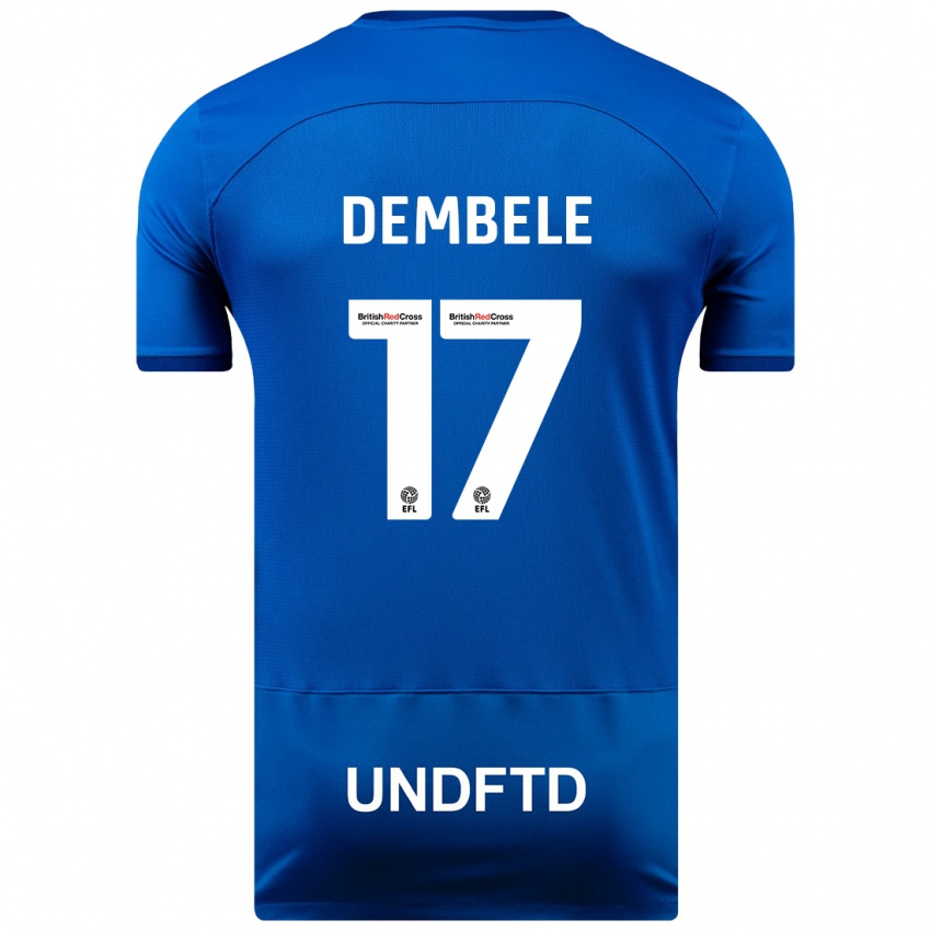 Hombre Camiseta Siriki Dembélé #17 Azul 1ª Equipación 2023/24 La Camisa México