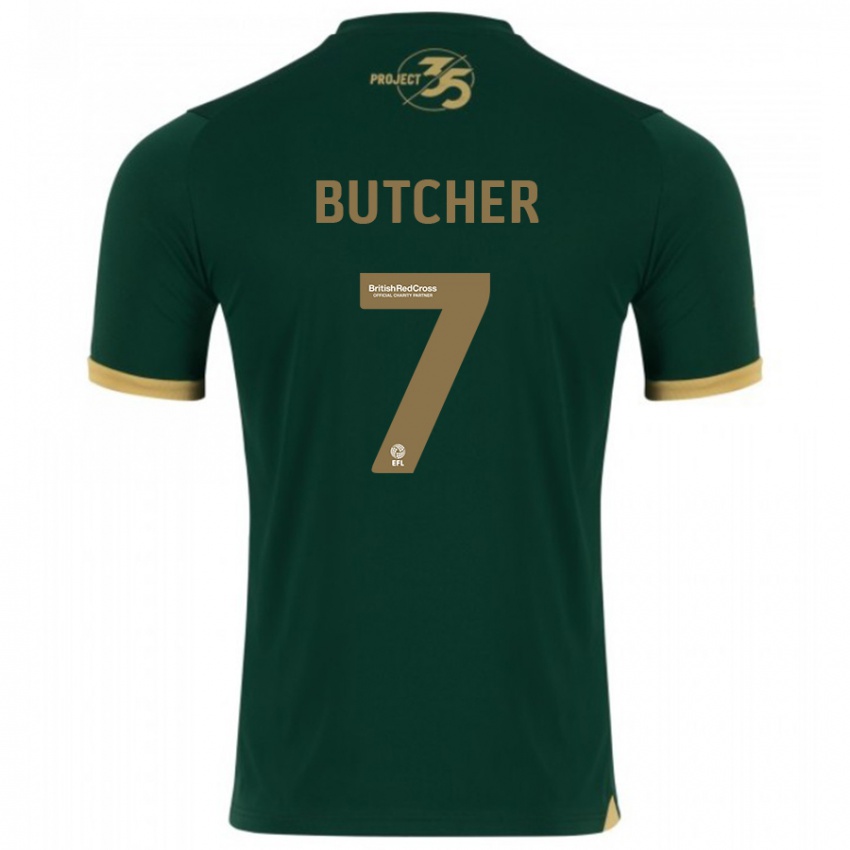 Hombre Camiseta Matt Butcher #7 Verde 1ª Equipación 2023/24 La Camisa México