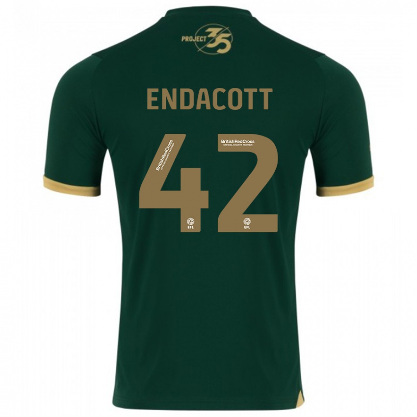 Hombre Camiseta Jack Endacott #42 Verde 1ª Equipación 2023/24 La Camisa México