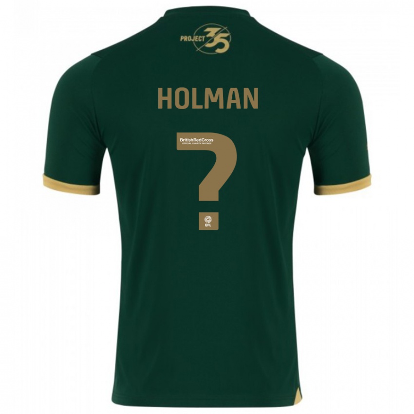 Hombre Camiseta Daniel Holman #0 Verde 1ª Equipación 2023/24 La Camisa México