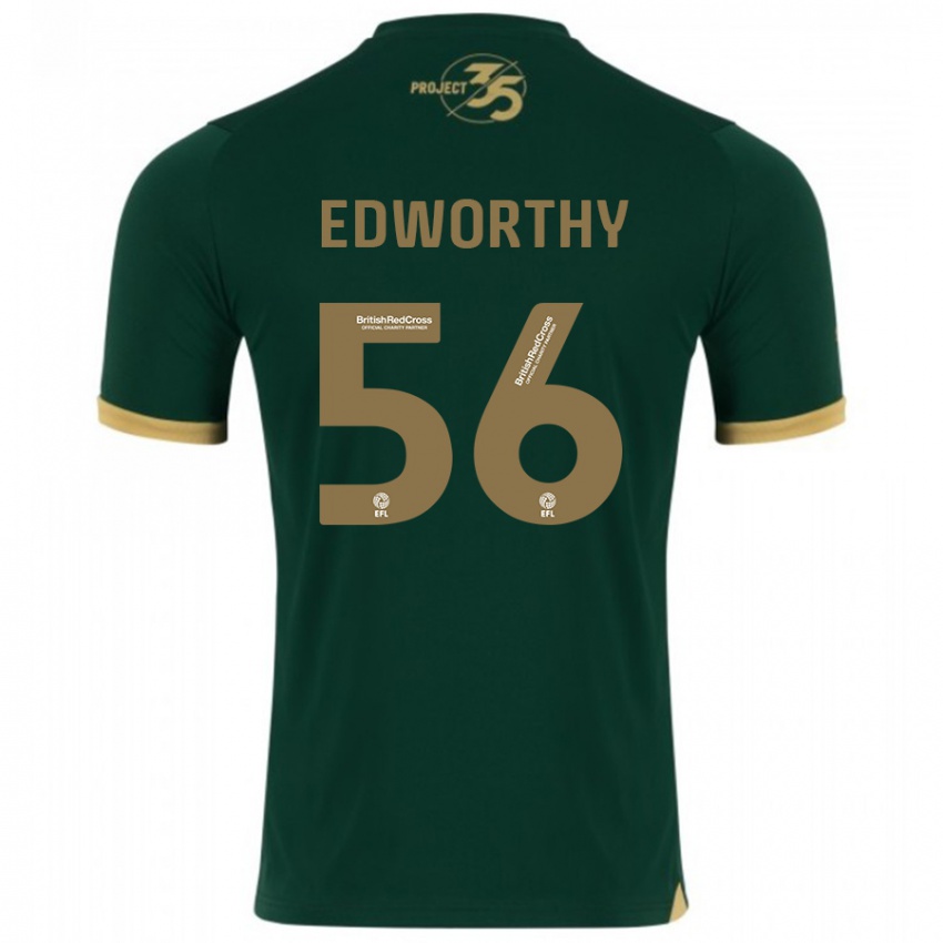 Hombre Camiseta Kieran Edworthy #56 Verde 1ª Equipación 2023/24 La Camisa México