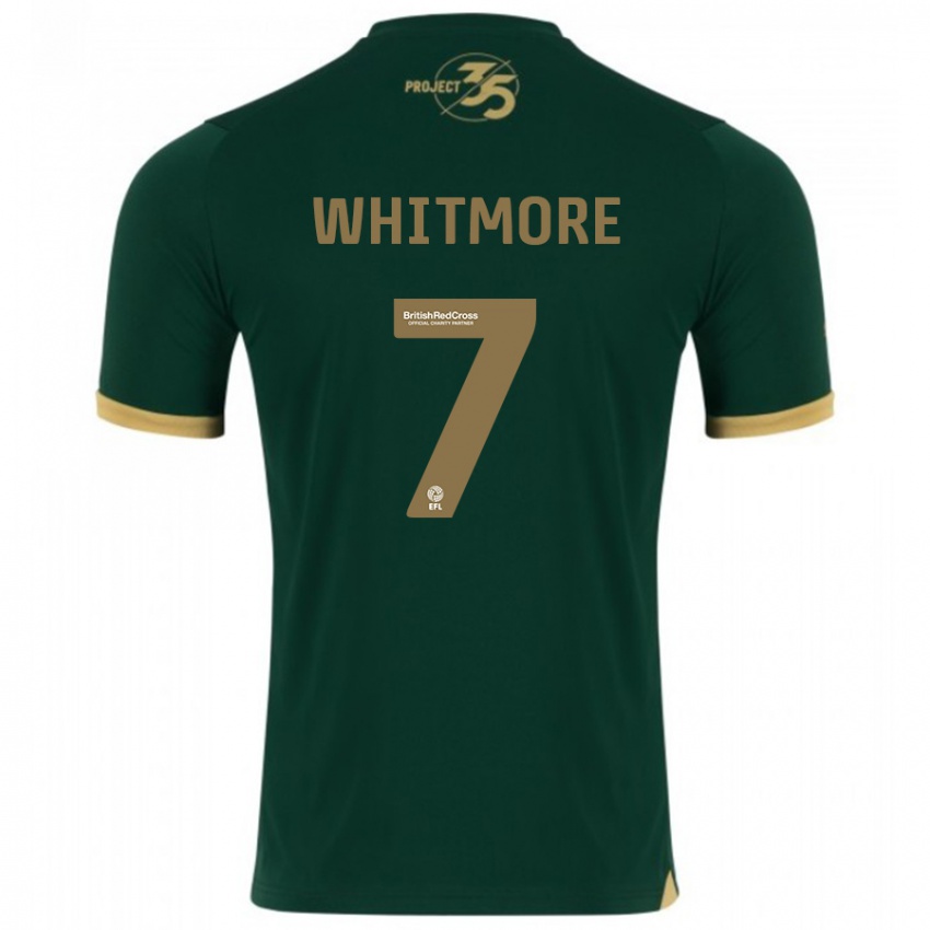 Hombre Camiseta Charlotte Whitmore #7 Verde 1ª Equipación 2023/24 La Camisa México