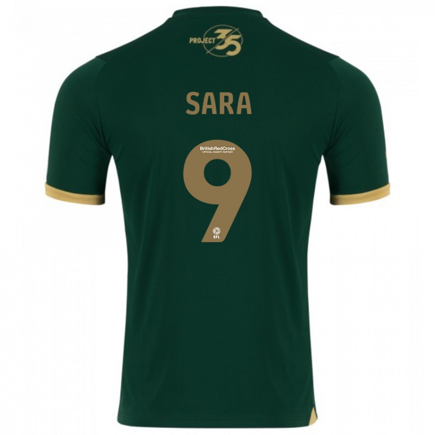 Hombre Camiseta Ellie Sara #9 Verde 1ª Equipación 2023/24 La Camisa México