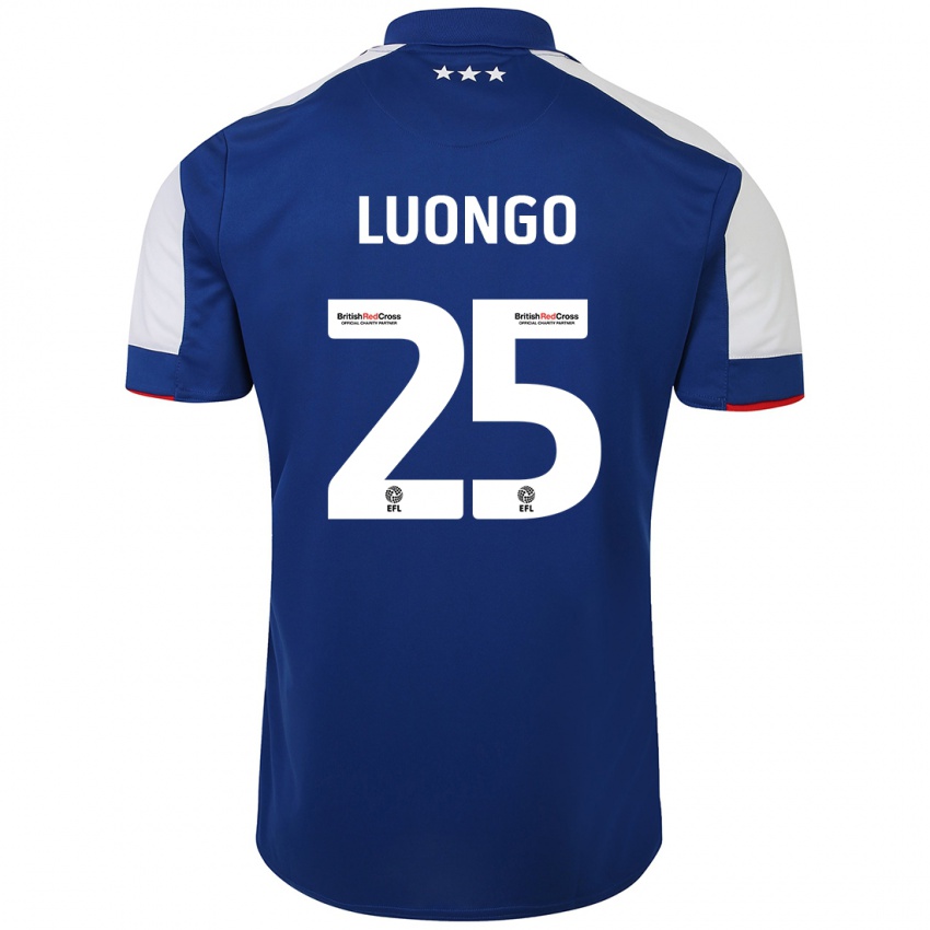 Hombre Camiseta Massimo Luongo #25 Azul 1ª Equipación 2023/24 La Camisa México