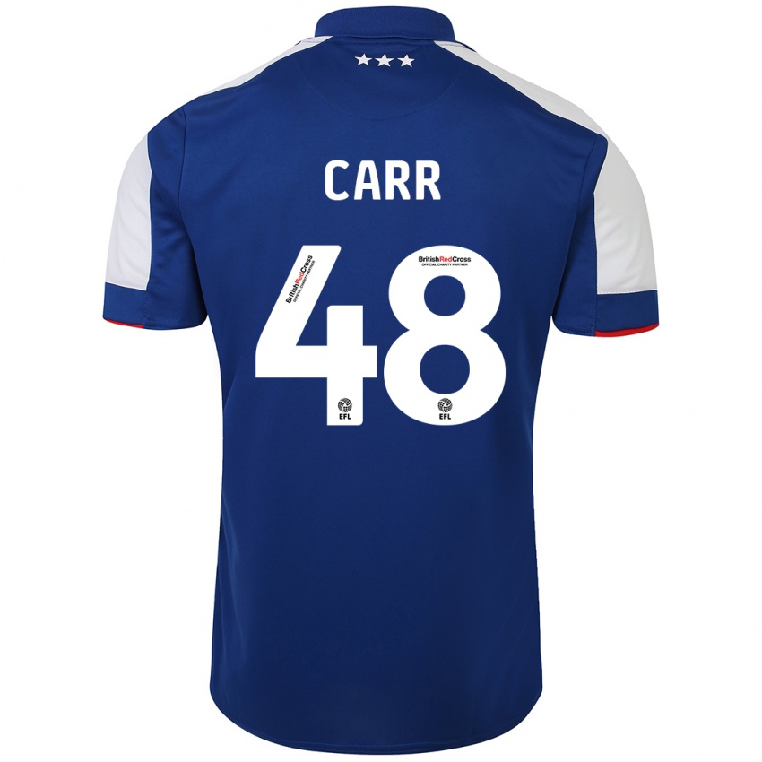 Hombre Camiseta Ryan Carr #48 Azul 1ª Equipación 2023/24 La Camisa México