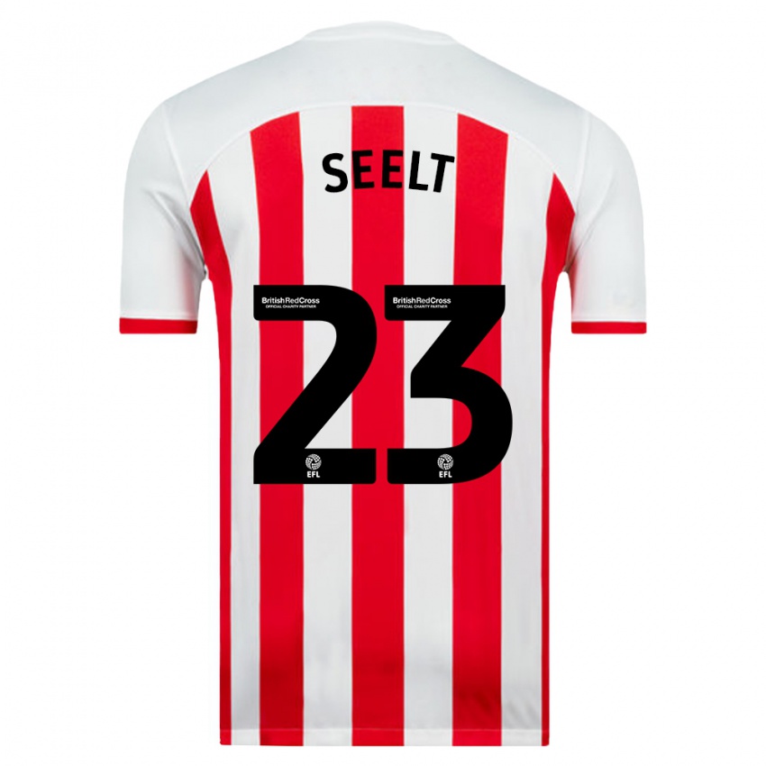Hombre Camiseta Jenson Seelt #23 Blanco 1ª Equipación 2023/24 La Camisa México
