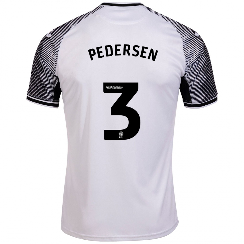 Hombre Camiseta Kristian Pedersen #3 Blanco 1ª Equipación 2023/24 La Camisa México