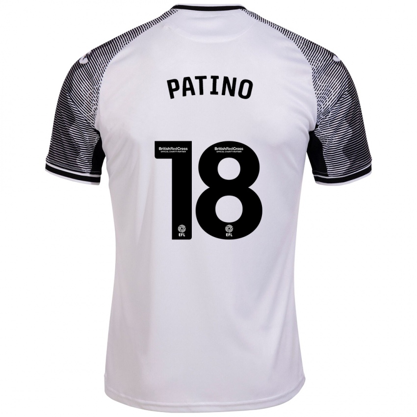 Hombre Camiseta Charlie Patino #18 Blanco 1ª Equipación 2023/24 La Camisa México