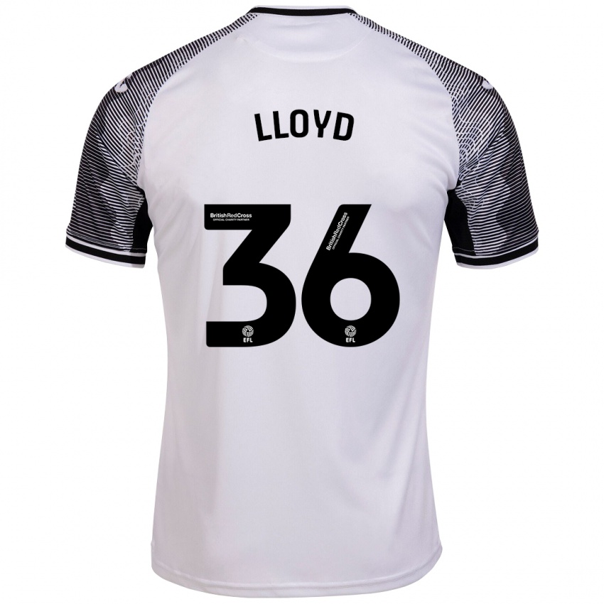 Hombre Camiseta Ben Lloyd #36 Blanco 1ª Equipación 2023/24 La Camisa México