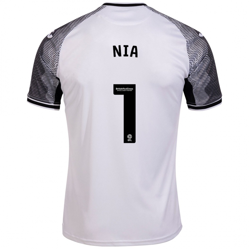 Hombre Camiseta Ffion Rees Nia #1 Blanco 1ª Equipación 2023/24 La Camisa México