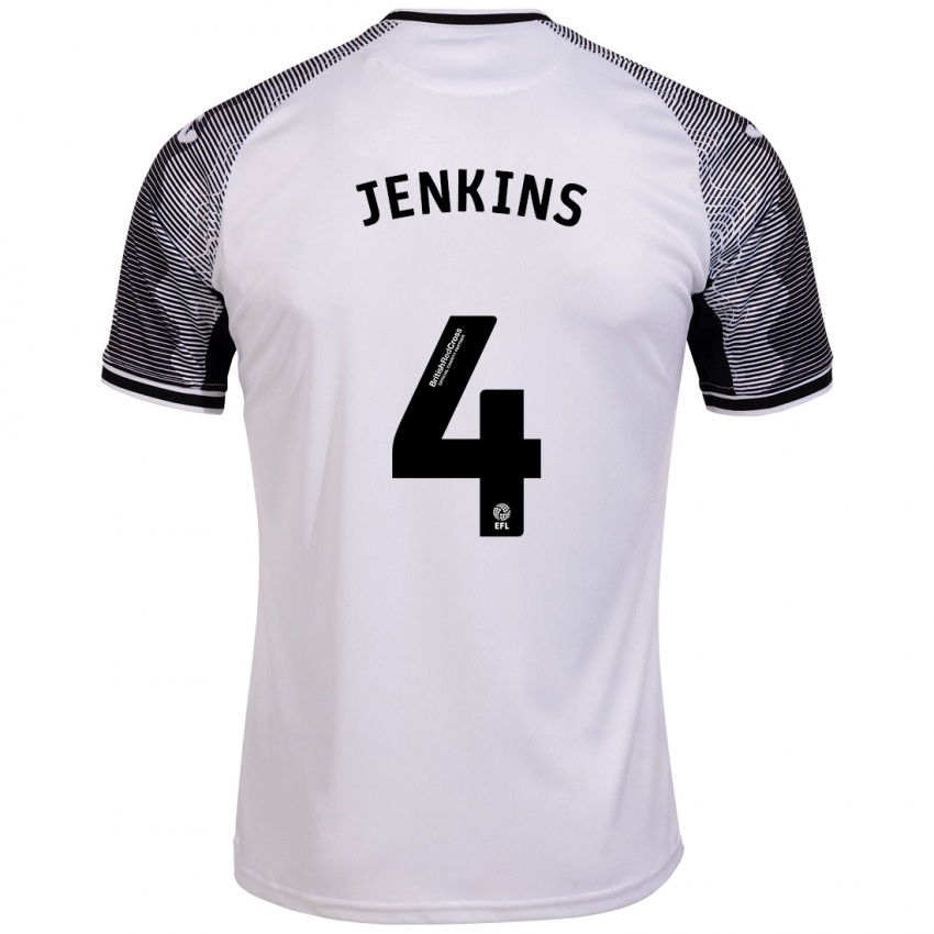 Hombre Camiseta Shaunna Jenkins #4 Blanco 1ª Equipación 2023/24 La Camisa México