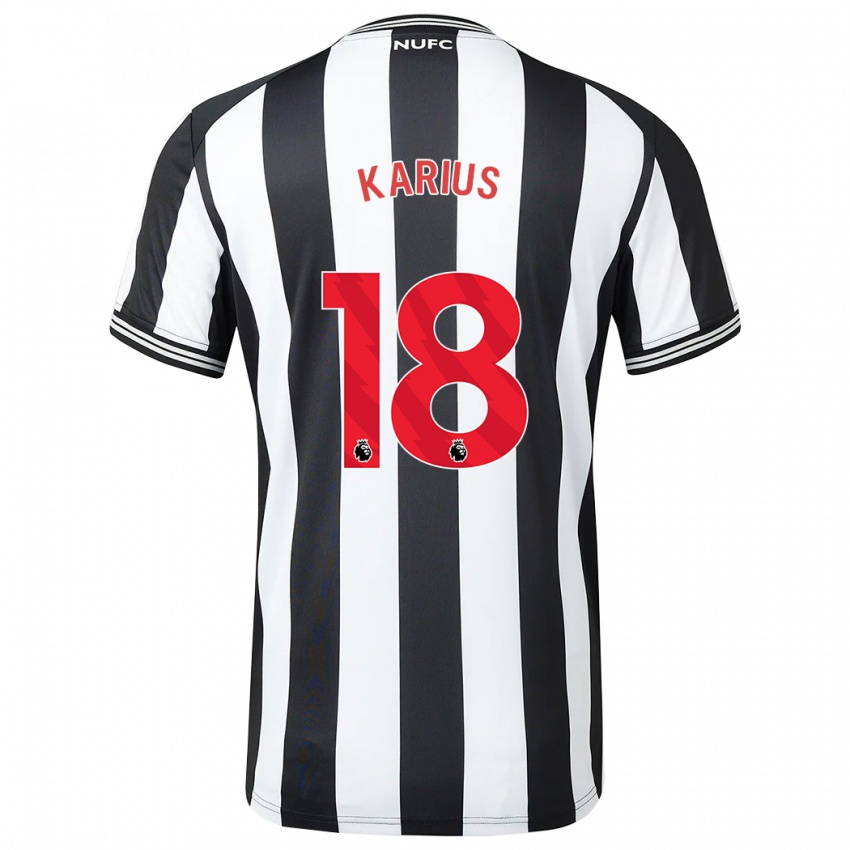 Hombre Camiseta Loris Karius #18 Blanco Negro 1ª Equipación 2023/24 La Camisa México