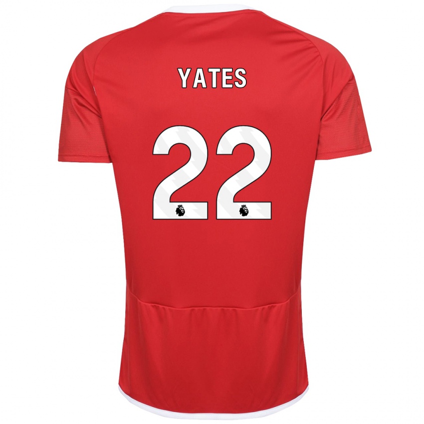 Hombre Camiseta Ryan Yates #22 Rojo 1ª Equipación 2023/24 La Camisa México