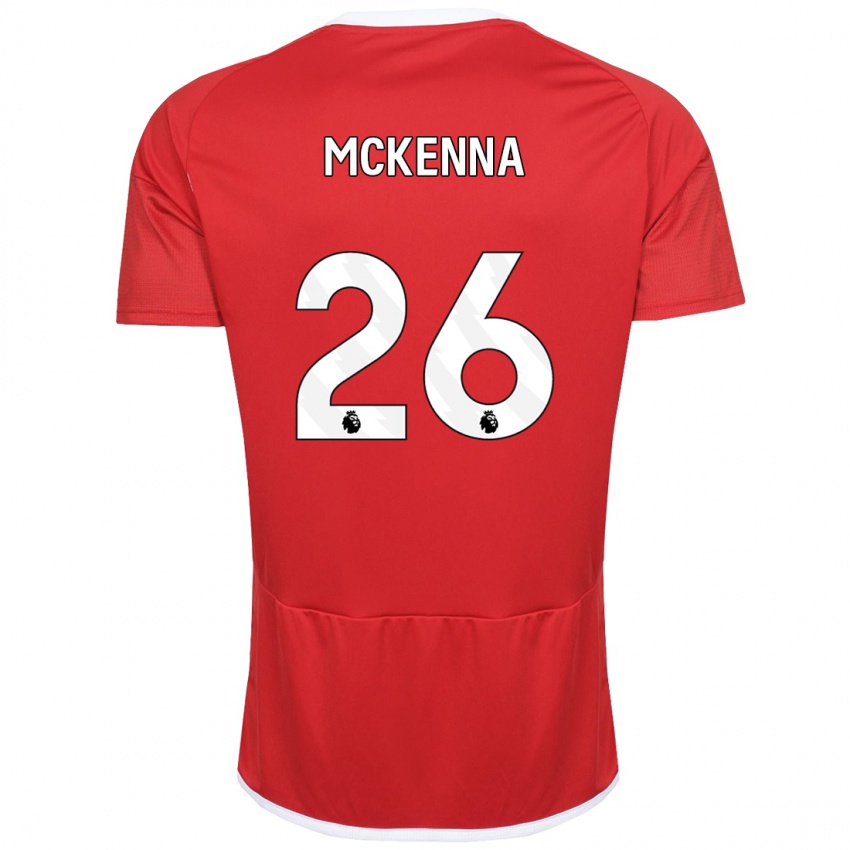 Hombre Camiseta Scott Mckenna #26 Rojo 1ª Equipación 2023/24 La Camisa México