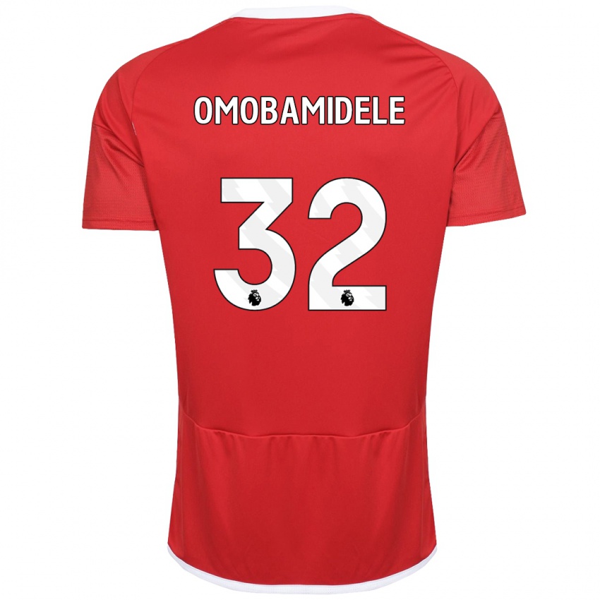 Hombre Camiseta Andrew Omobamidele #32 Rojo 1ª Equipación 2023/24 La Camisa México