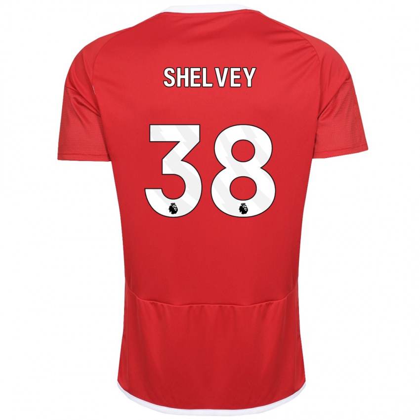 Hombre Camiseta George Shelvey #38 Rojo 1ª Equipación 2023/24 La Camisa México