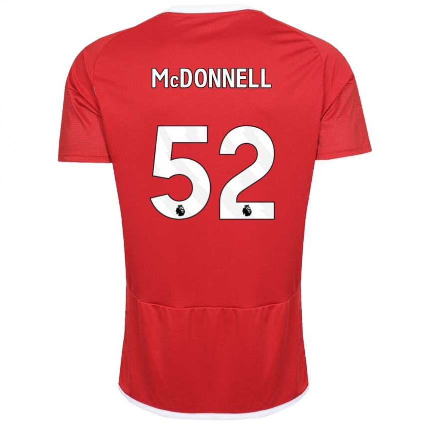 Hombre Camiseta Jamie Mcdonnell #52 Rojo 1ª Equipación 2023/24 La Camisa México