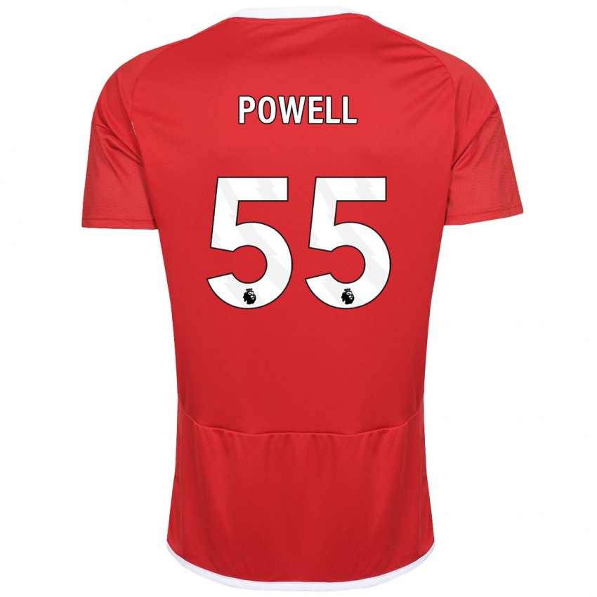 Hombre Camiseta Josh Powell #55 Rojo 1ª Equipación 2023/24 La Camisa México