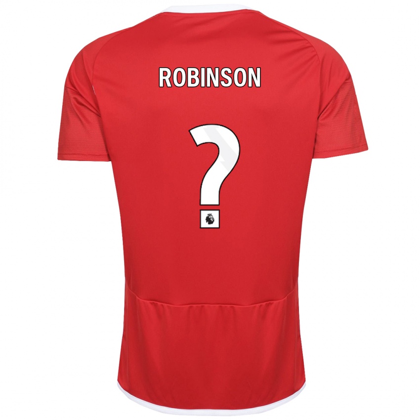 Hombre Camiseta Theo Robinson #0 Rojo 1ª Equipación 2023/24 La Camisa México