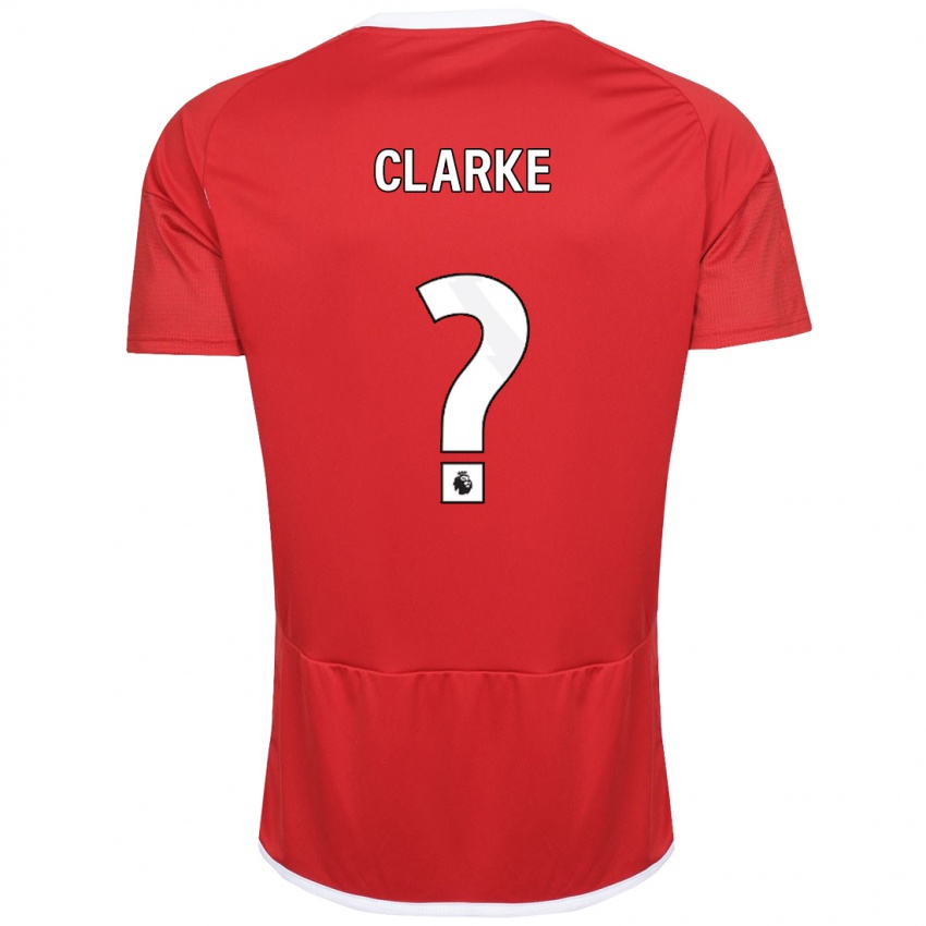 Hombre Camiseta Kristian Clarke #0 Rojo 1ª Equipación 2023/24 La Camisa México