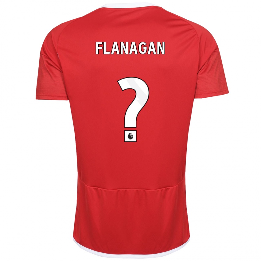 Hombre Camiseta Theo Flanagan #0 Rojo 1ª Equipación 2023/24 La Camisa México