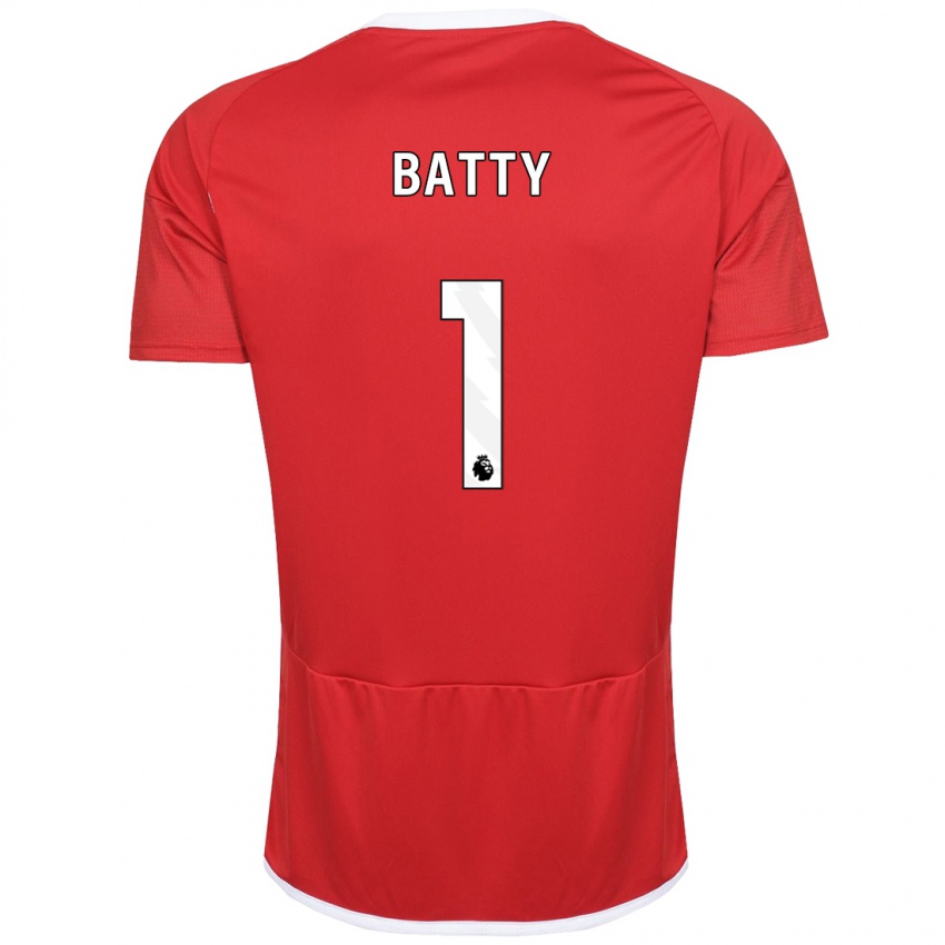 Hombre Camiseta Emily Batty #1 Rojo 1ª Equipación 2023/24 La Camisa México