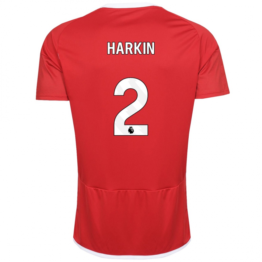 Hombre Camiseta Lyndsey Harkin #2 Rojo 1ª Equipación 2023/24 La Camisa México