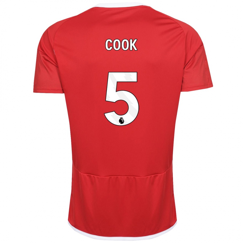 Hombre Camiseta Olivia Cook #5 Rojo 1ª Equipación 2023/24 La Camisa México