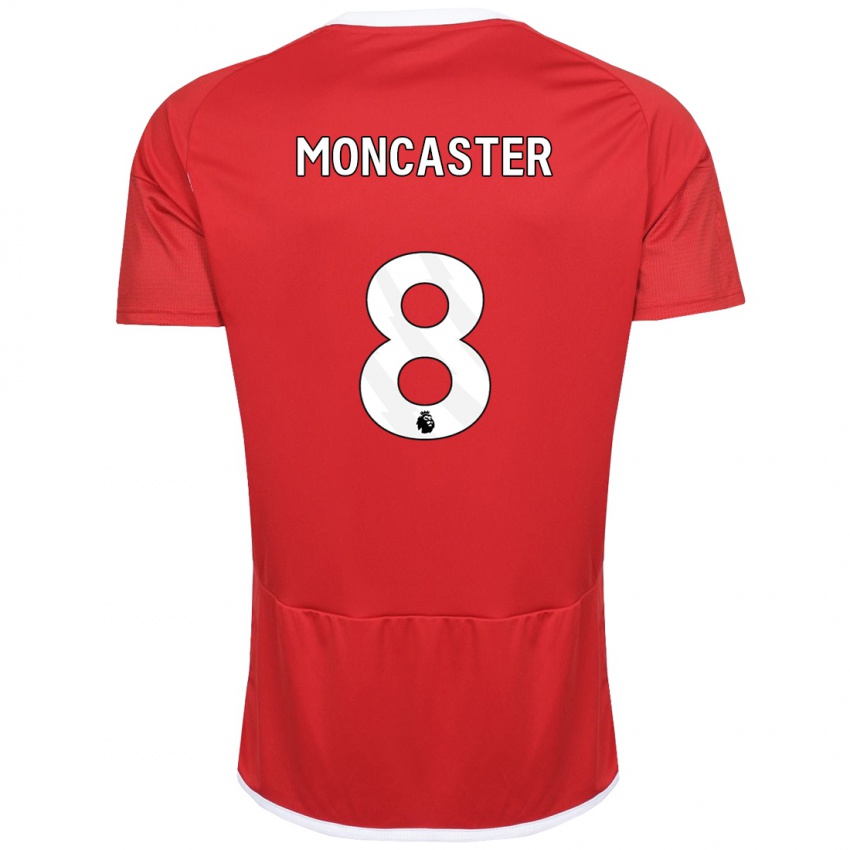 Hombre Camiseta Mai Moncaster #8 Rojo 1ª Equipación 2023/24 La Camisa México