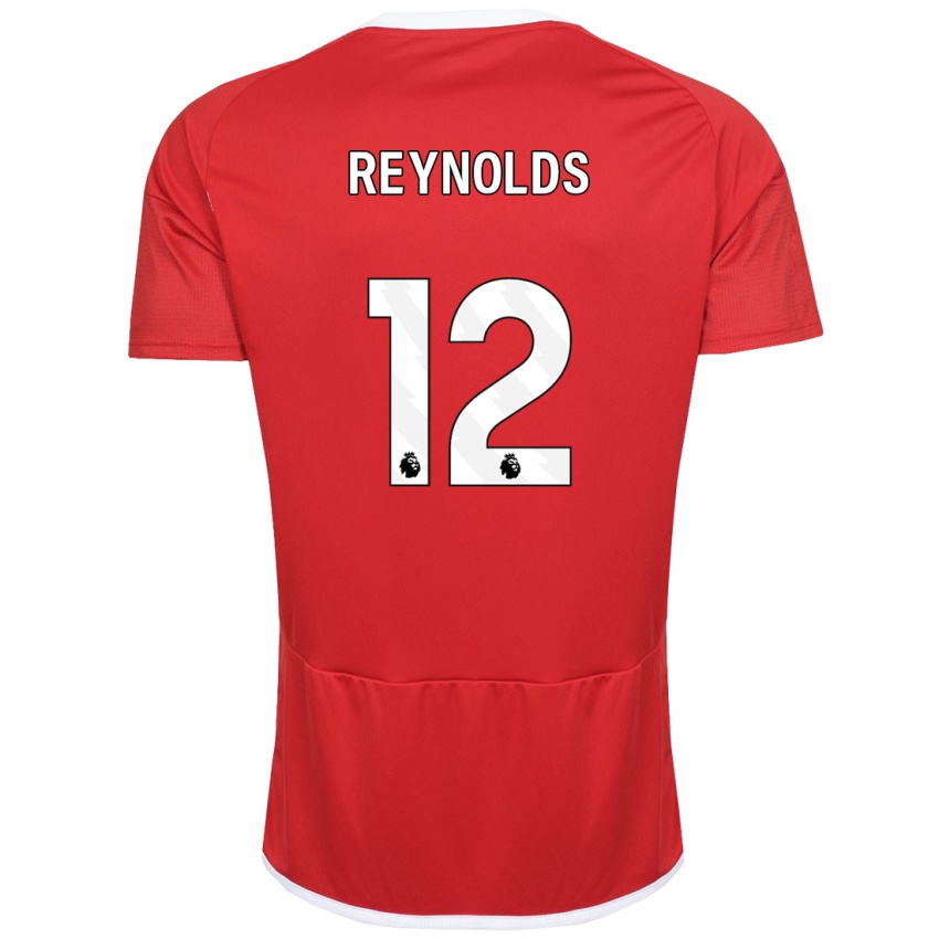 Hombre Camiseta Niamh Reynolds #12 Rojo 1ª Equipación 2023/24 La Camisa México