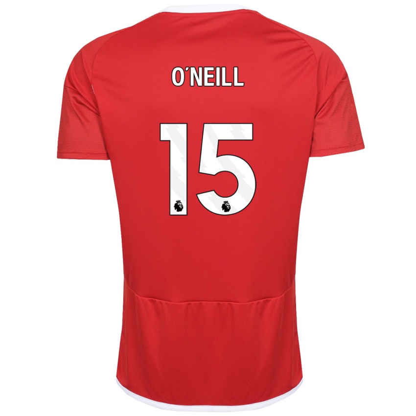 Hombre Camiseta Laura-Jayne O'neill #15 Rojo 1ª Equipación 2023/24 La Camisa México