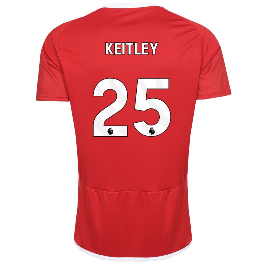 Hombre Camiseta Alice Keitley #25 Rojo 1ª Equipación 2023/24 La Camisa México