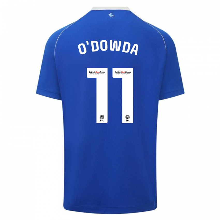 Hombre Camiseta Callum O'dowda #11 Azul 1ª Equipación 2023/24 La Camisa México