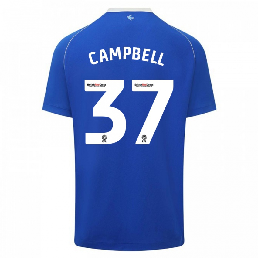 Hombre Camiseta Vontae Daley-Campbell #37 Azul 1ª Equipación 2023/24 La Camisa México