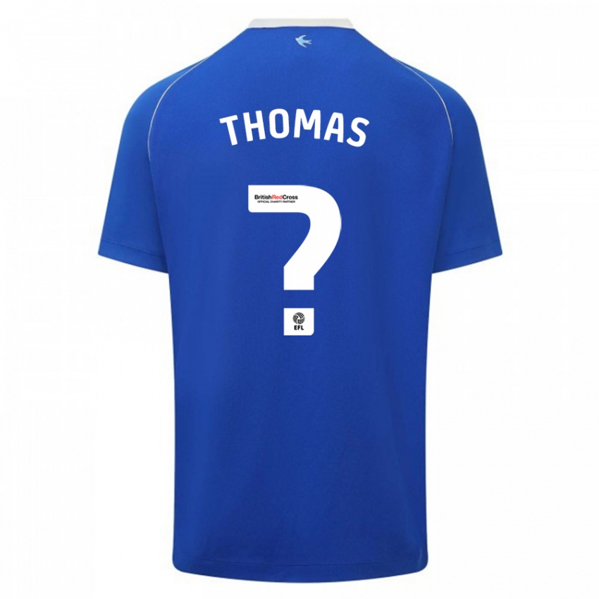 Hombre Camiseta Jac Thomas #0 Azul 1ª Equipación 2023/24 La Camisa México