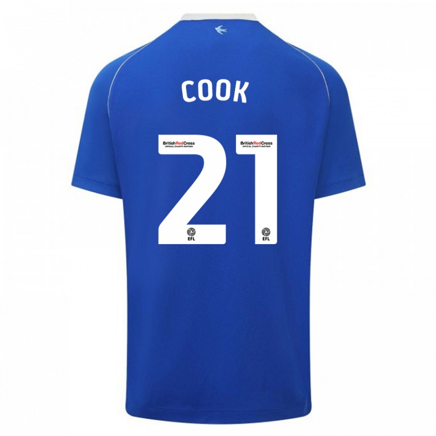 Hombre Camiseta Mikayla Cook #21 Azul 1ª Equipación 2023/24 La Camisa México