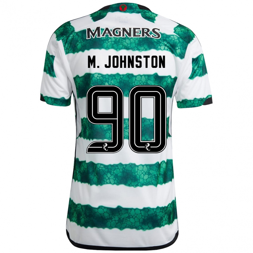 Hombre Camiseta Mikey Johnston #90 Verde 1ª Equipación 2023/24 La Camisa México