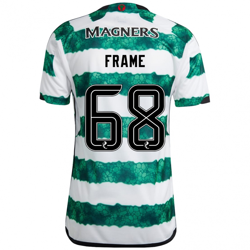 Hombre Camiseta Mitchel Frame #68 Verde 1ª Equipación 2023/24 La Camisa México
