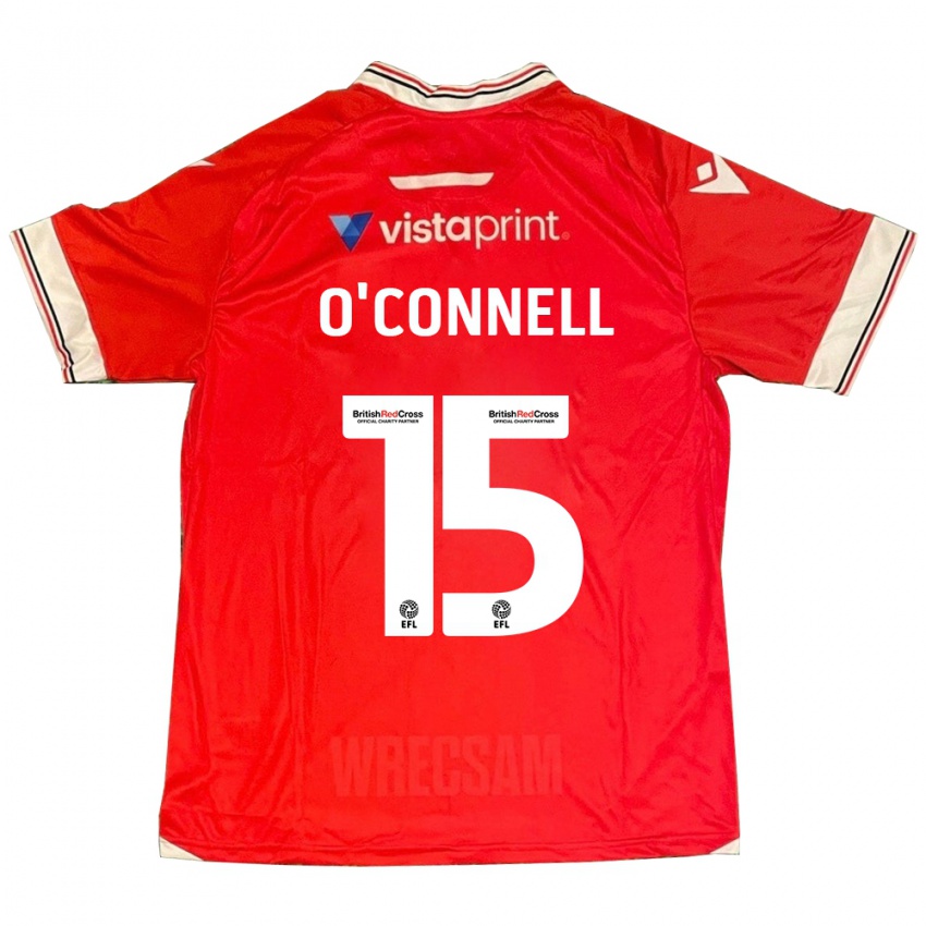 Hombre Camiseta Eoghan O'connell #15 Rojo 1ª Equipación 2023/24 La Camisa México