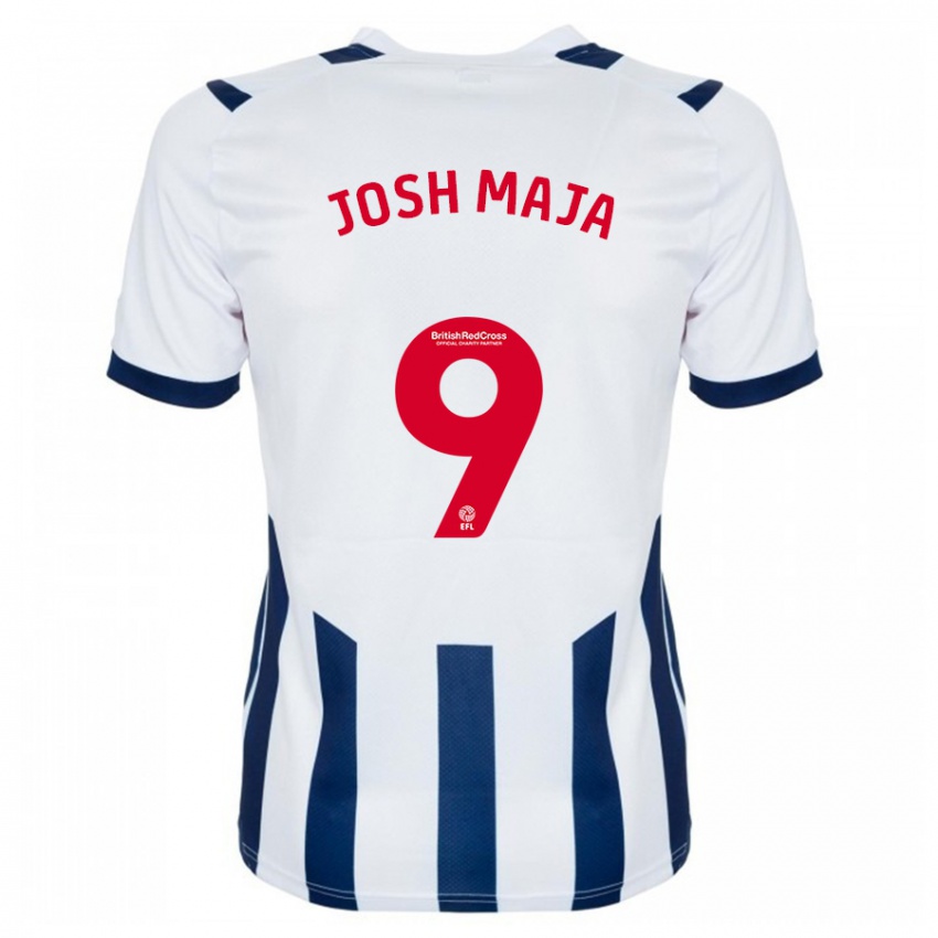 Hombre Camiseta Josh Maja #9 Blanco 1ª Equipación 2023/24 La Camisa México