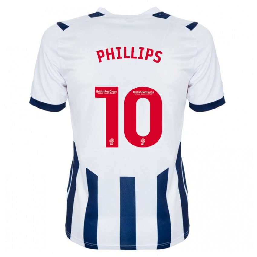 Hombre Camiseta Matt Phillips #10 Blanco 1ª Equipación 2023/24 La Camisa México