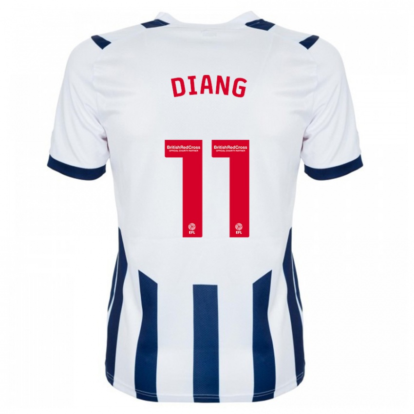 Hombre Camiseta Grady Diangana #11 Blanco 1ª Equipación 2023/24 La Camisa México