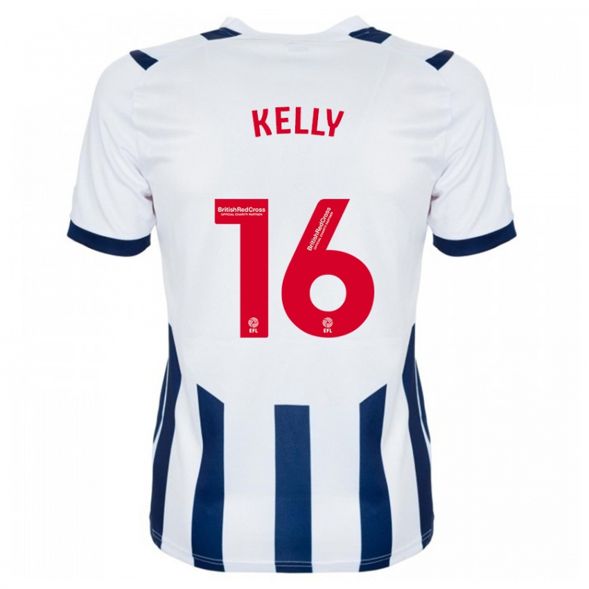Hombre Camiseta Martin Kelly #16 Blanco 1ª Equipación 2023/24 La Camisa México